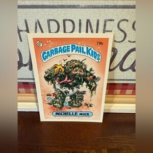 Garbage Pail Kids Michelle Muck Trading Card